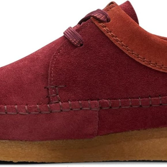 Clarks Weaver Oxblood Suede
